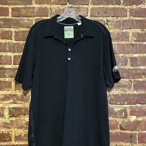Tommy Bahama 🏆🦅NFL Eagles🦅🏆 Black Polo Shirt Short Sleeve